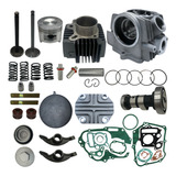 Kit Cabeçote Cilindro Motor Camisa Completo Pop 100 Todas