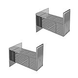 Kit Cabide Para Toalha Gancho 2 Unidades Banheiro Lavabo Aço Inox 304 -Q-C1-2-