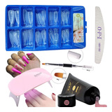 Kit Cabine Polygel Poligel Kit Alongamento De Unha Molde F1