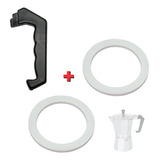Kit Cabo 2 Und Anel Cafeteira Italiana 9 12 Cafés Xícaras