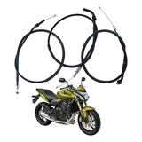 Kit Cabo Acelerador A E B Embreagem Cb 600 Hornet 08 14 Gr