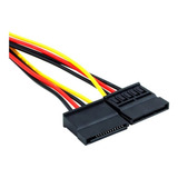 Kit Cabo Adaptador Molex Y Sata Splitter Fonte Cabo Sata