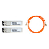 Kit Cabo Conexão Direta 10g Dac Par Gbic Multimodo Lc 3m