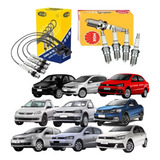 Kit Cabo Ignição Vela Gol Voyage Saveiro G4 G5 G6 1 0 1 6 8v