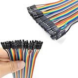 Kit Cabo Jumper 20cm 40 Fios Macho macho Protoboard Arduino