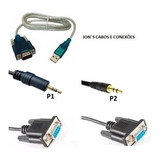 Kit Cabo Recovery Rs 232 Db9 Usb Cabo Db9 P2 Cabo Db9 P1