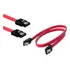 Kit Cabo Sata Dados E Força Para Ssd Hd Gravador Dvd Cor Preto E Vermelho