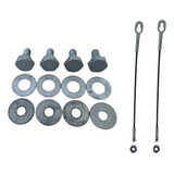 Kit Cabo Tampa Traseira Caçamba Saveiro G5 2008 2009 2010
