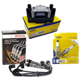 Kit Cabos Bobina Velas Vw Kombi 1 4 8v Flex Rsh Após 2009