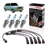Kit Cabos E Velas Bosch Fiat 147 Spazio 1050 1300 Gasolina