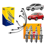 Kit Cabos E Velas Gol G3 G4 G5 Motor Ea111 Power Ngk Magneti