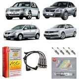 Kit Cabos E Velas Ngk Platinum Jetta 2 0 8v Flex 2011 A 2014