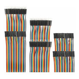 Kit Cabos Jumper Breadboard 120pcs 10cm A 100cm Dupont