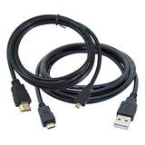 Kit Cabos Usb Dados E Hdmi Hd Video P Sony Dsc hx400v
