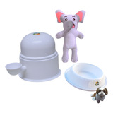 Kit Cachorro Bebedouro Automático E Comedouro Anti formiga