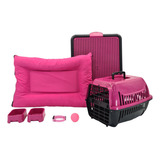 Kit Cachorro Gato Cama Futon Colchonete Transporte Pequeno