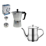 Kit Cafeteira Italiana Bule