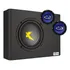 Kit Caixa Amplificada Slim Exclusive 200wrms Com Falante Cm6