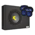 Kit Caixa Amplificada Slim Exclusive 200wrms Com Kit Pratico