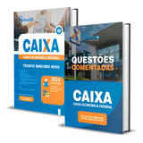 Kit Caixa Apostila Técnico Bancário Questões Comentadas De Professores Especializados Editorial Solução Concursos Tapa Mole Edición Matéria E Respostas Comentadas En Português 2024