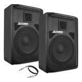 Kit Caixa Ativa Passiva Datrel Falante 12 500w Bluetooth Usb