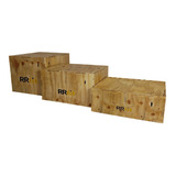 Kit Caixa De Salto Pliométrico Crossfit Com 3 Unidades Z