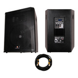 Kit Caixa De Som Ativa Passiva 15 Jbl Hayonik Cpx 15 600w