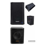 Kit Caixa De Som Ecopower Ep s319 Subwoofer Sbw8 Hayonik