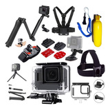 Kit Caixa Estanque Gopro 5 6 7 Peito Bastao 3 Way Base Pulso