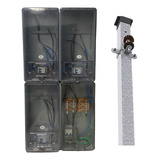 Kit Caixa Luz P 3 Medidores Poste Padrão Eletropaulo 25mm