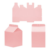 Kit Caixa Papel Color Plus Milk  Pirâmide  Bala  30 Itens