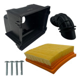 Kit Caixa Tampa Filtro Ar Conduto Honda Pop 110i 2016 A 2025