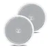 Kit Caixas De Embutir Sistema Som Ambiente Bluetooth Arandela Redonda Branca Ativa + Passiva Le Son