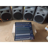 Kit Caixas De Som Ativa Jbl Vendo O Kit Com A Mesa Por 10mi
