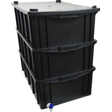Kit Caixas Para Compostagem Minhocario 39 Litros 1013