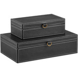 Kit Caixas Pretas 2pcs