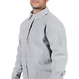 Kit Calça Avental Tipo Blusao Raspa Soldador Touca Arabe