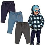 Kit Calça Bebe Mijao Jeans Fake 3 Unidades Algodao Premium Menino Menina Toque Nuvem -2 Anos -12-24 Meses-- Preto- Azul Marinho- Azul Claro-