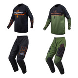 Kit Calça Camisa Asw Ranger Motocross Trilha Enduro Novo