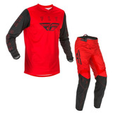 Kit Calça Camisa Fly F 16 Motocross Trilha