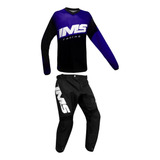 Kit Calça Camisa Ims Mx 2024 Azul preto Motocross Trilha