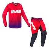 Kit Calça Camisa Ims Mx Infantil Juvenil Trilha Motocross