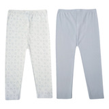 Kit Calça Culote Mijão Bebê Sem Pé 2 Peças Algodão Adabubu