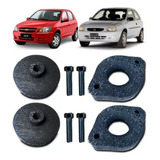 Kit Calço Mola Dianteiro 2 5cm Traseiro 3 5cm Corsa Celta