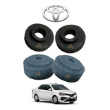 Kit Calço Mola Traseira E Dianteira Toyota Etios Eleva 3cm