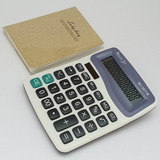Kit Calculadora 12dig De Mesa 15x11 + Caderneta Glitter 80f