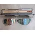 Kit Calha Logo Vw Chuva Fusca Pestana Vw Farol Aço Inox 