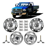 Kit Calota Caminhão Ford F4000 F350 F250 Aro 16 Ano 2000 