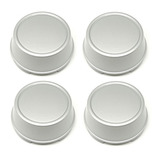 Kit Calota Centro Alongador Copo Roda Binno Aranha 2 Prata