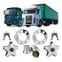 Kit Calota Ford Cargo Vw Constellation Aro 22,5 8 Furos